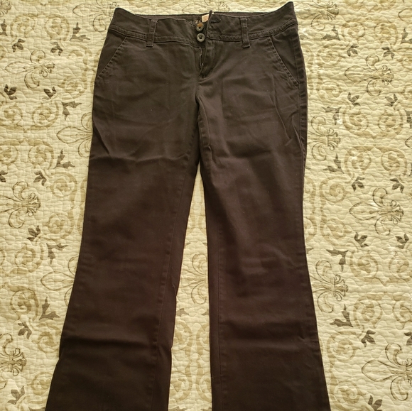 juniors black bootcut pants